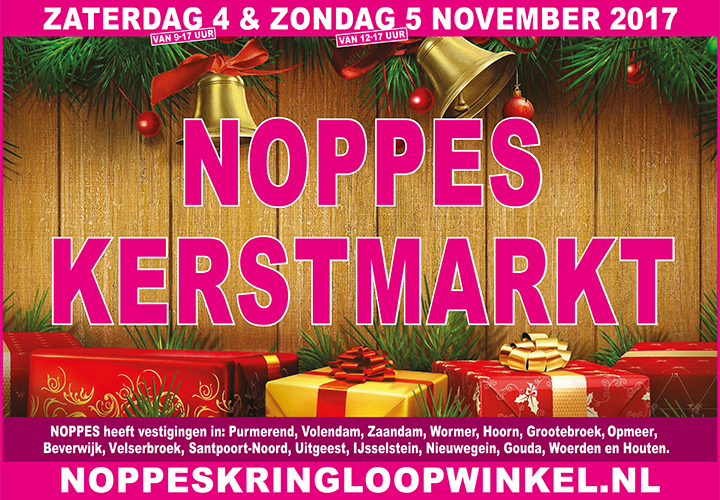 Noppes Kerstmarkt start op 4 & 5 november!